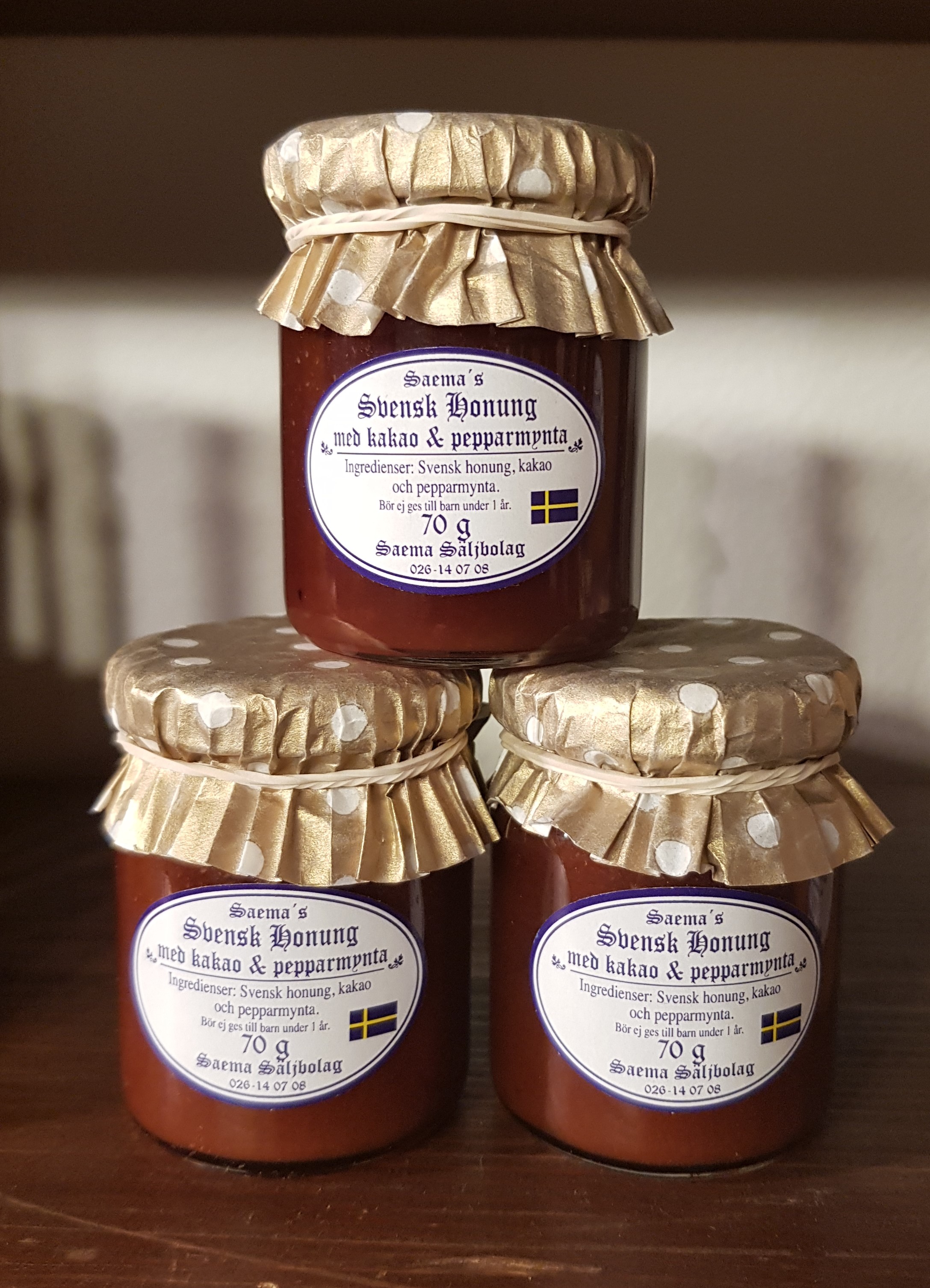 Honung med Kakao & Pepparmynta 70 gr 10 pack - SAEMA ...