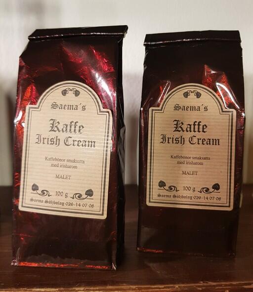Irish Cream-smaksatt kaffe.