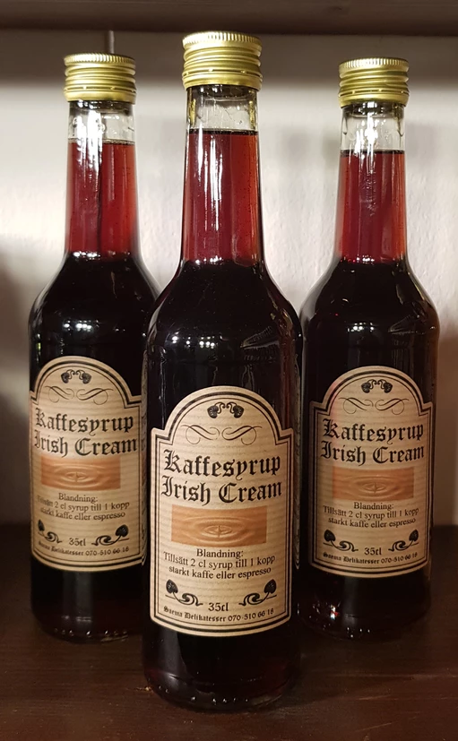 Irish Cream Kaffesyrup 35 cl 6 pack