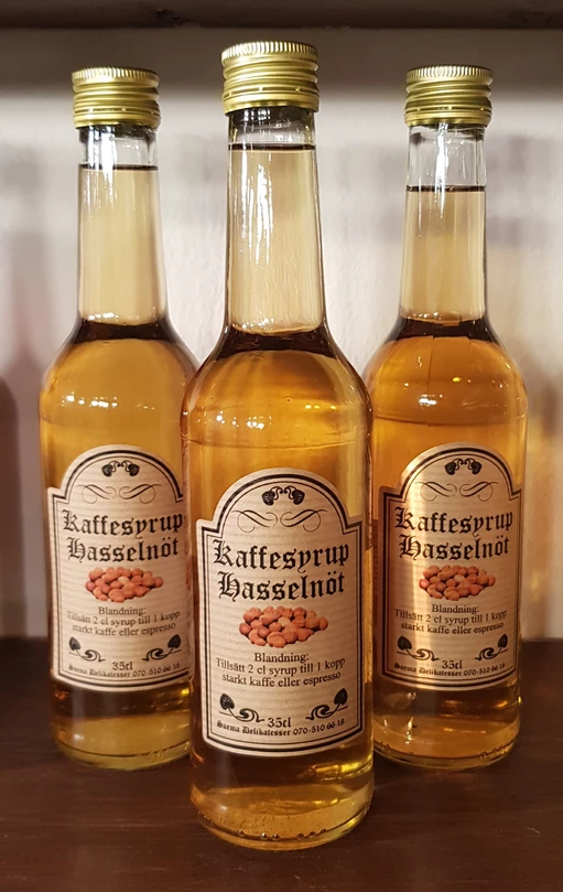 Hasselnöt Kaffesyrup 35 cl 6 pack