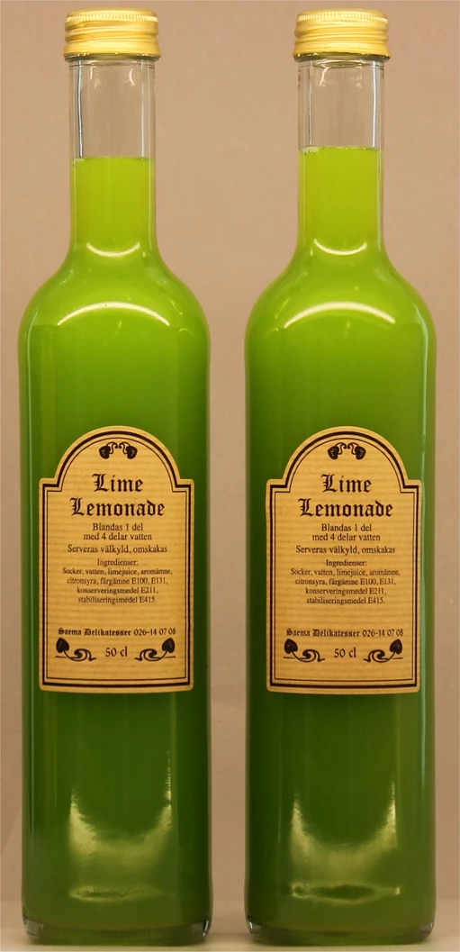 Lime Limonadi tiiviste/ Lime Lemonad50cl 1x6st